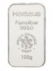 Argor Heraeus / Heraeus  100g - Stříbrný slitek 