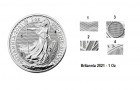 Britannia 1 Oz - Stříbrná mince - 100 ks