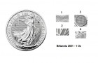 Britannia 1 Oz - Stříbrná mince - 25 ks