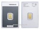 Heraeus 1g - Gold Bar