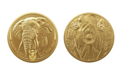 Big Five Elephant 2022 1 Oz - Zlatá minca