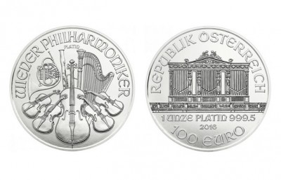 Philharmoniker 2016 1 Oz - Platinová minca