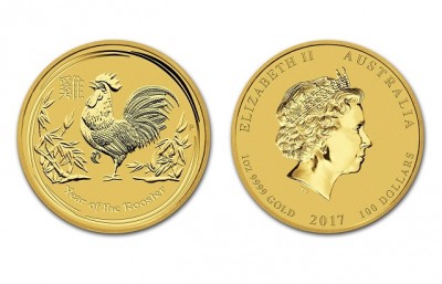 Rooster 2017 1 Oz - Gold Coin