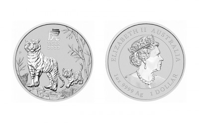 Tiger 2022 1 Oz - Stříbrná mince