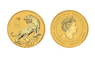 Tiger 2022 1 Oz - Zlatá mince